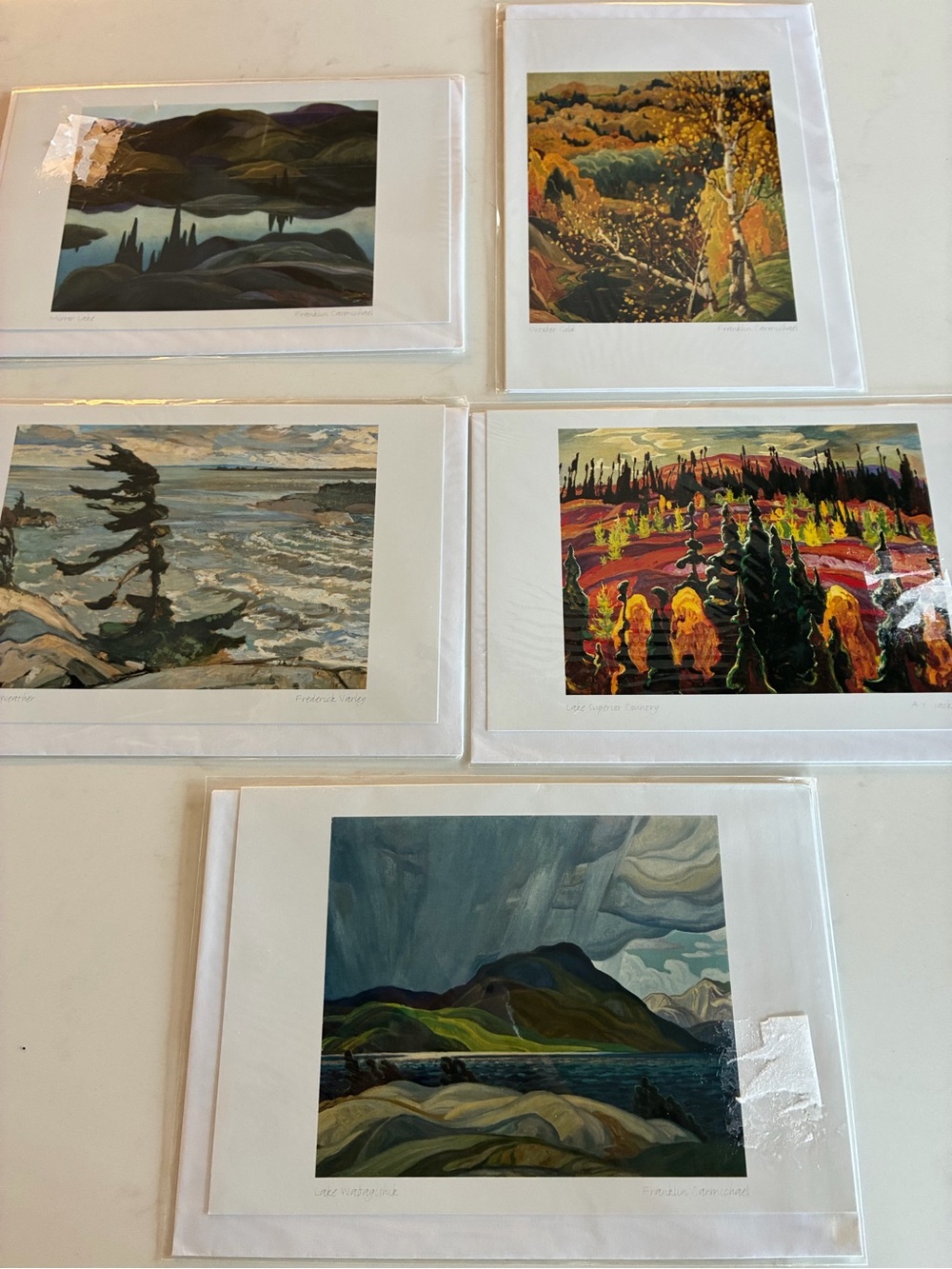 Group of Seven Landscape Art Prints - Artists - Varley, Carmichael, Jackson